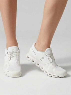 On Running Women's Cloud 5 White Running Sneakers